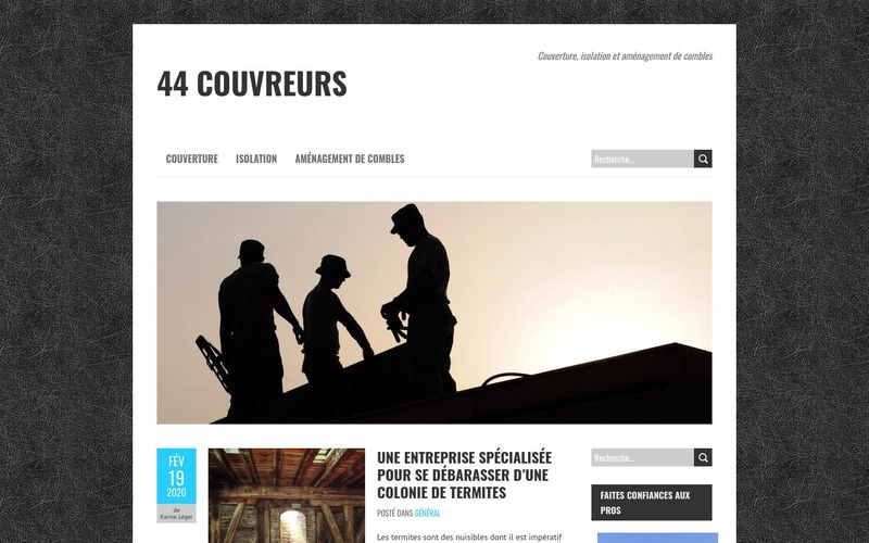 44 couvreurs - Couverture, isolation et aménagement de combles